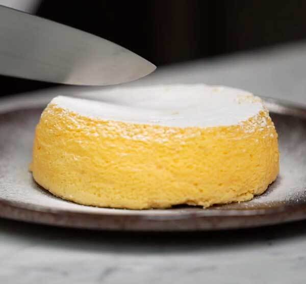 Cheesecake japonês com Cream Cheese Aerado MOB