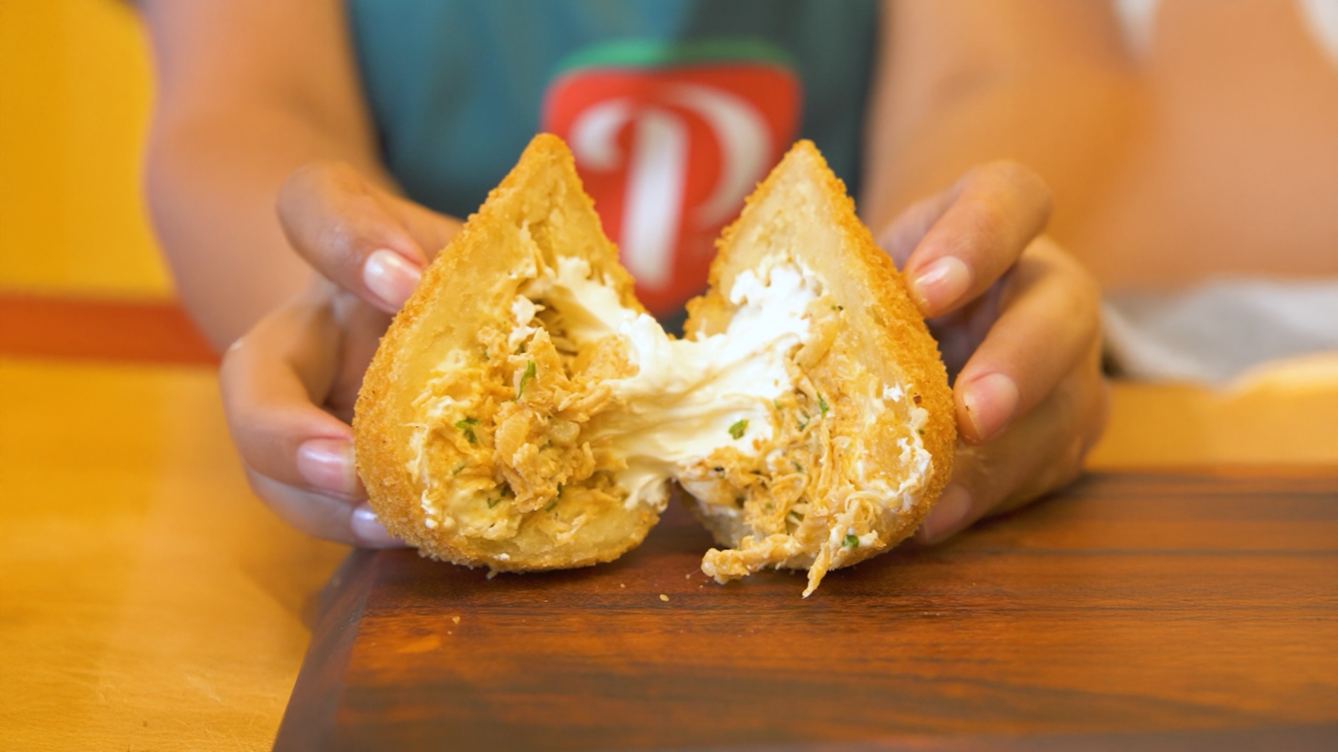 Coxinha de Frango com Polenguinho