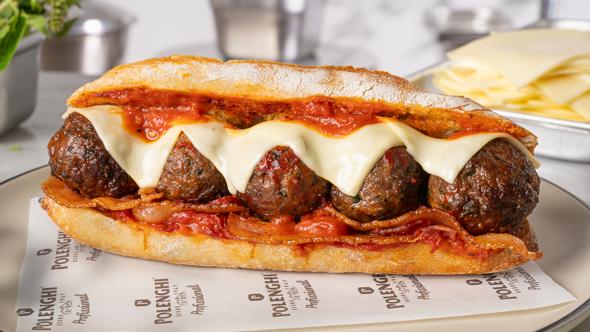 Sanduíche de Almôndegas