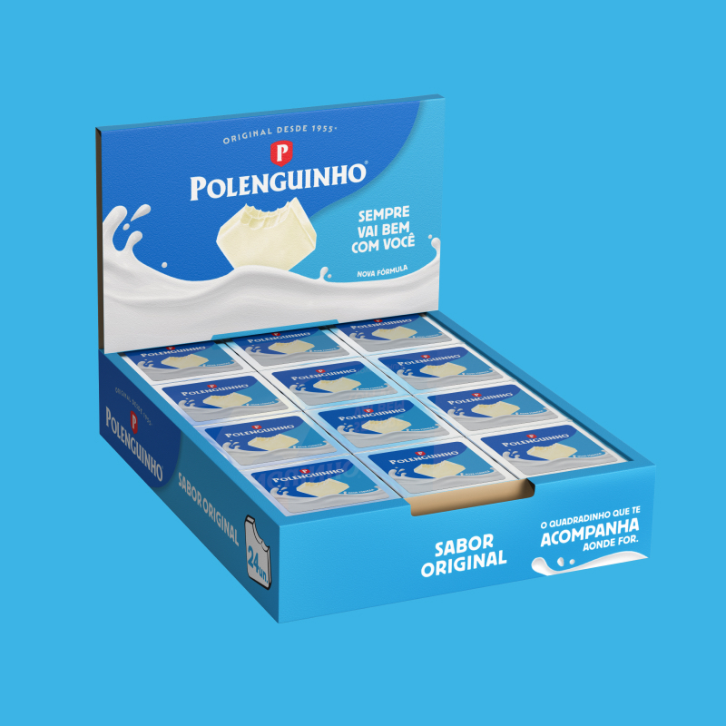 Polenguinho caixa display 24 unidades original