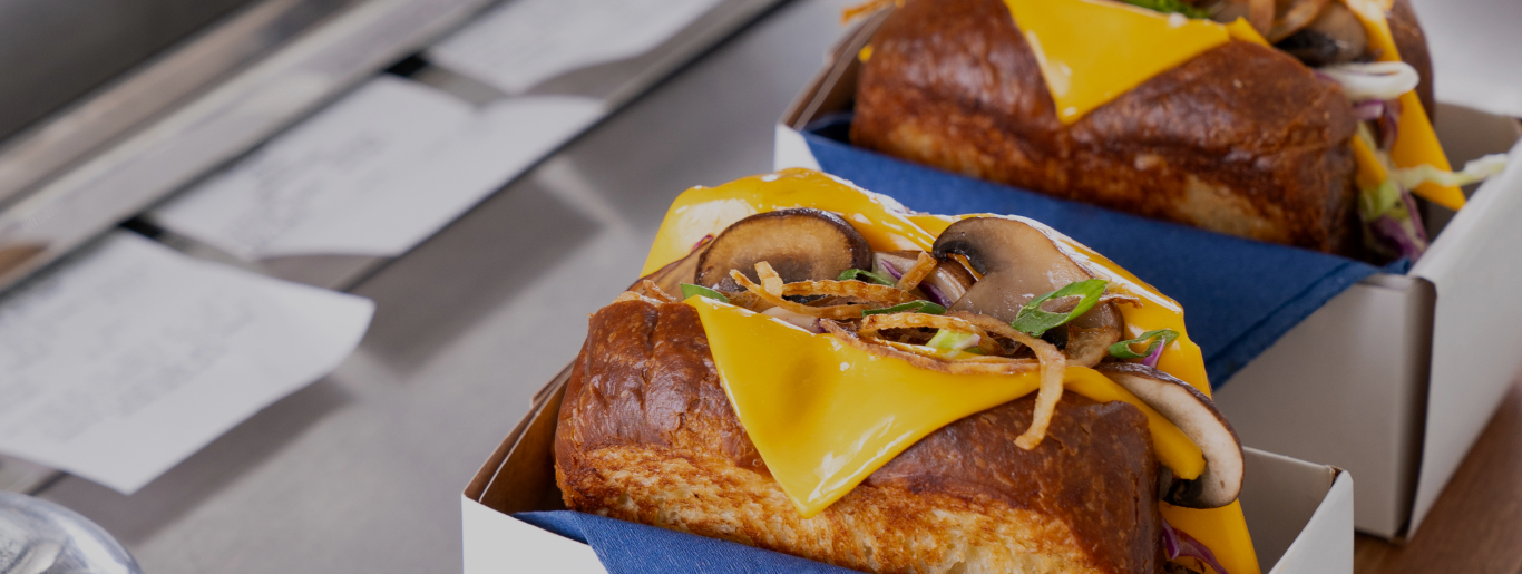 Sanduíche Veggie de Cogumelos