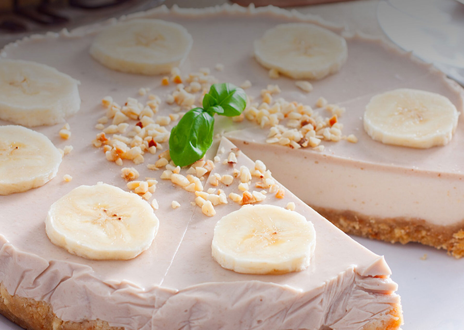 M cheesecake funcional de banana