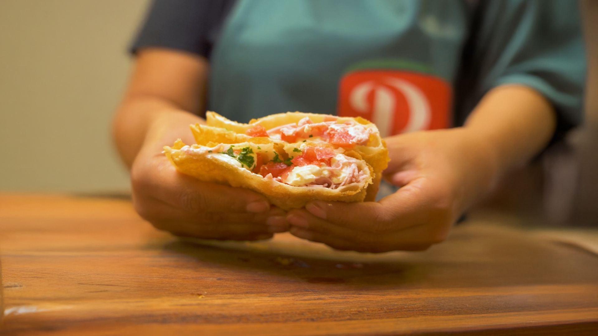 Pastel Bauru com Polenguinho Cremoso